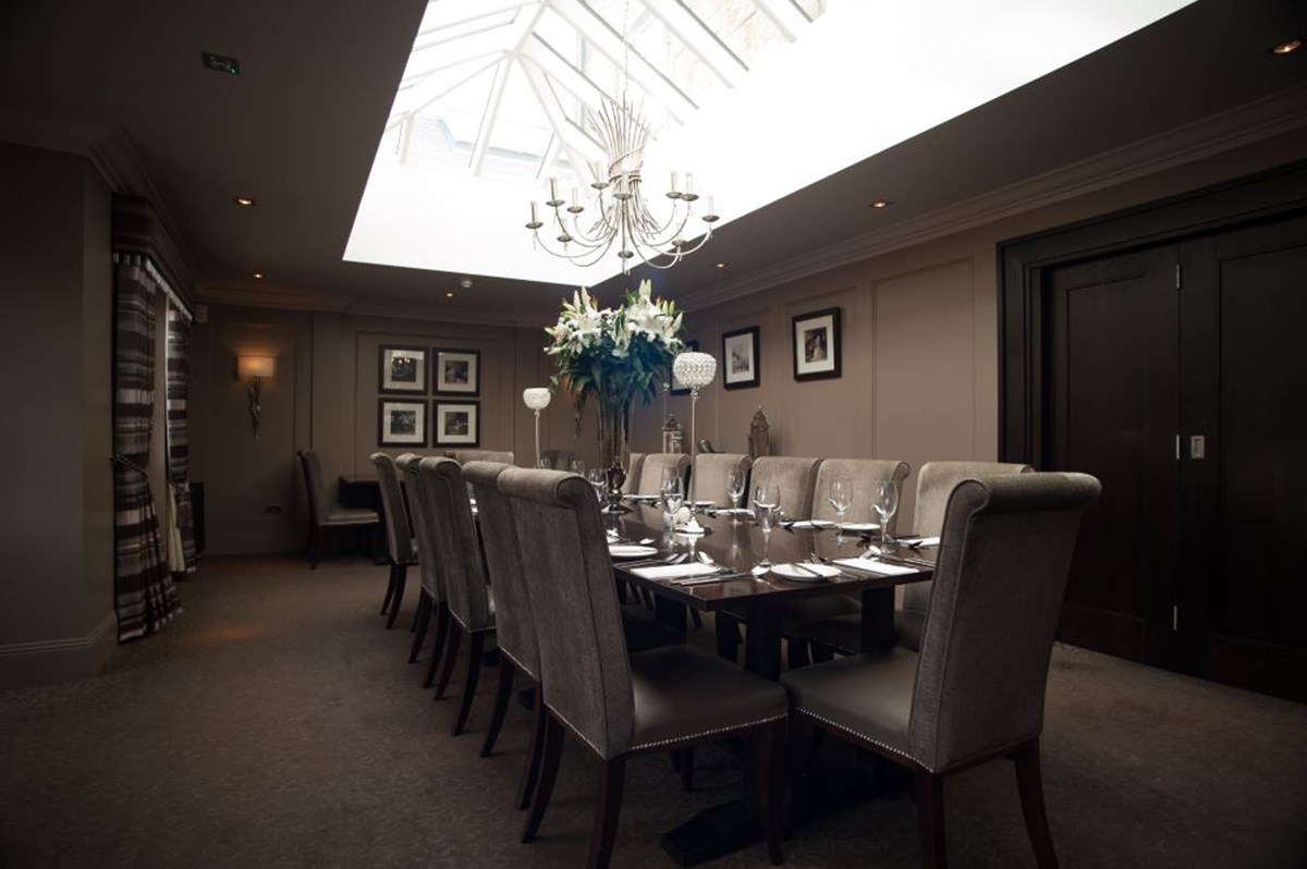 Private dining at Dumfries Arms Hotel